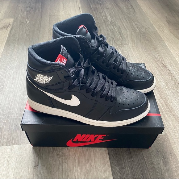 Jordan Other - Nike Air Jordan 1 Yin Yang Black Men’s 9.5 Great Condition!